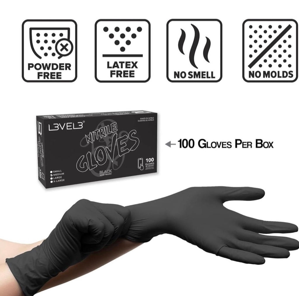 LEVEL3 Professional Nitrile Gloves 100pk